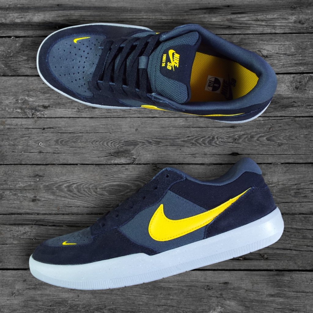 Nike Sb Force 58 Shoes  BlackUni Gold Brand New
